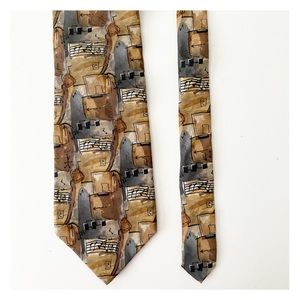 J Garcia, Musical Notes Collectible, Grateful Dead, Tie